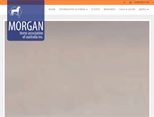 Tablet Screenshot of morganhorse.com.au